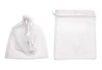 Imagem de Saquinho De Organza 10x15 cm Pacote 10 unidades - Branco